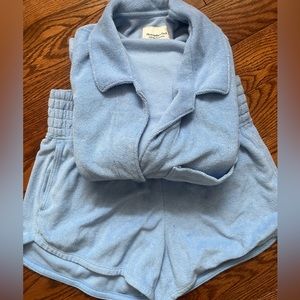 Abercrombie terry cloth lounge set